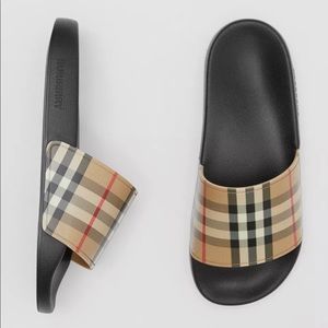 Vintage Burberry Slides